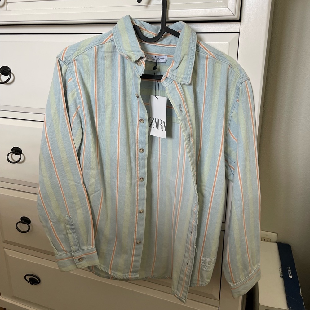 NWT Zara Boys Button Down